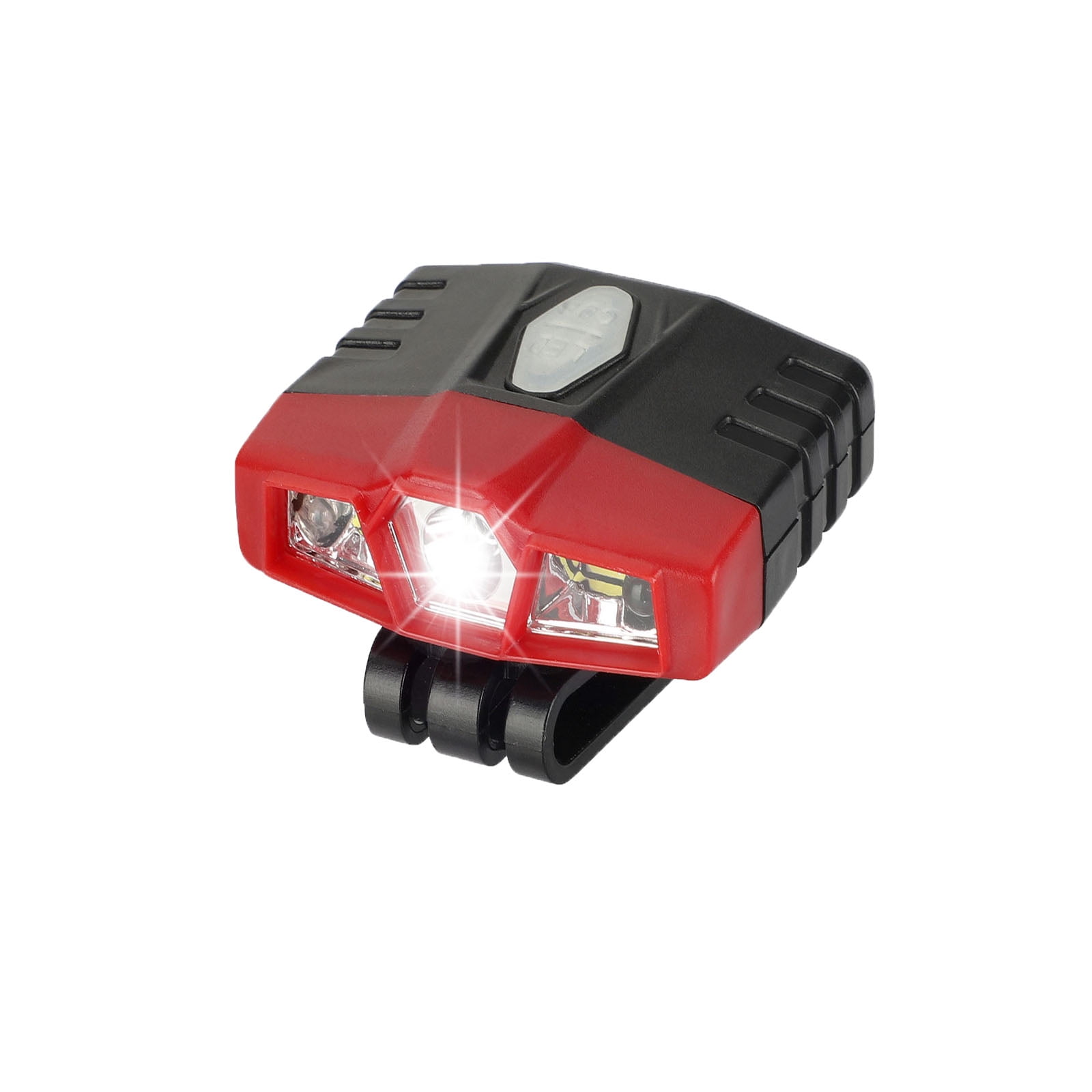 EEEkit 1/2Pcs BaseBall Cap Visor Light Rechargeable LED Headlamp, 200LM