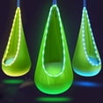 thumbnail image 6 of Light Up Kids Pod Swing Seat, Upgraded Kids Hanging Hammock Swing with LED Lights, Cotton Sensory Pod Swing Chair with Inflatable Pillow, Pod Swing for Kids Indoor & Outdoor, 6 of 6