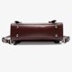 thumbnail image 4 of Mochila Cuero Genuino Gran Capacidad para Mujer Viajes Al Aire Libre (café), 4 of 8