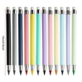 thumbnail image 2 of Eternal Pencil 12 Pack, Inkless Infinity Pencil with Eraser Tips, No Sharpening Sketch Pencil Set for Students, Writing and Drawing - Colored Lead, 2 of 6