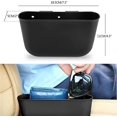 thumbnail image 4 of 2 cajas de almacenamiento negras 18,5*4,2*11cm, caja de almacenamiento para coche, caja de almacenamiento colgante, mini caja de almacenamiento para vehículos de motor ER, 4 of 5