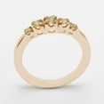 thumbnail image 2 of LBG British Made 14k Rose Gold Natural Peridot Womens Engagement Ring - 33 size options - Size 7, 2 of 6