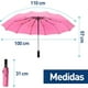 thumbnail image 2 of Paraguas de Bolsillo Bluelander Rosa, 2 of 4