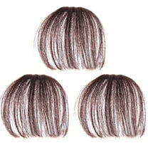 3 Pcs Drawstring Ponytail Bangs Wig Piece Hair Pieces False Woman