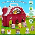 thumbnail image 4 of Juguete Aigybobo de Farm Animals Big Barn para 1 a 3 años con figuras, 4 of 7