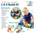 thumbnail image 5 of Learning Resources 1-2-3 Build It! Rocket-Train-Helicopter, Engineering Toys, Ages 2+, 5 of 7