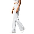thumbnail image 5 of Gfyviroh Bootcut Pants for Women Fashion Solid High Waist Comfy Trousers Slim Fit Flare-Leg Yoga Workout Leggings, 5 of 9