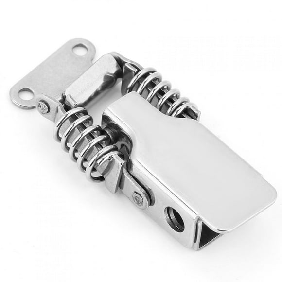 Steel Latch HaspStainless Steel Hardware Cabinet Toggle Hasp Cabinet Latch Hasp Convenient Use