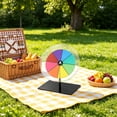 thumbnail image 4 of BESTSKY 2026 New Acrylic Turntable-Prize Wheel with Stand | Editable Rotating | Table Roulette Wheel | Empty Wheel of Fortune for Carnival Holiday Game Props for Party,School,Fair,Festival,Event, 4 of 7