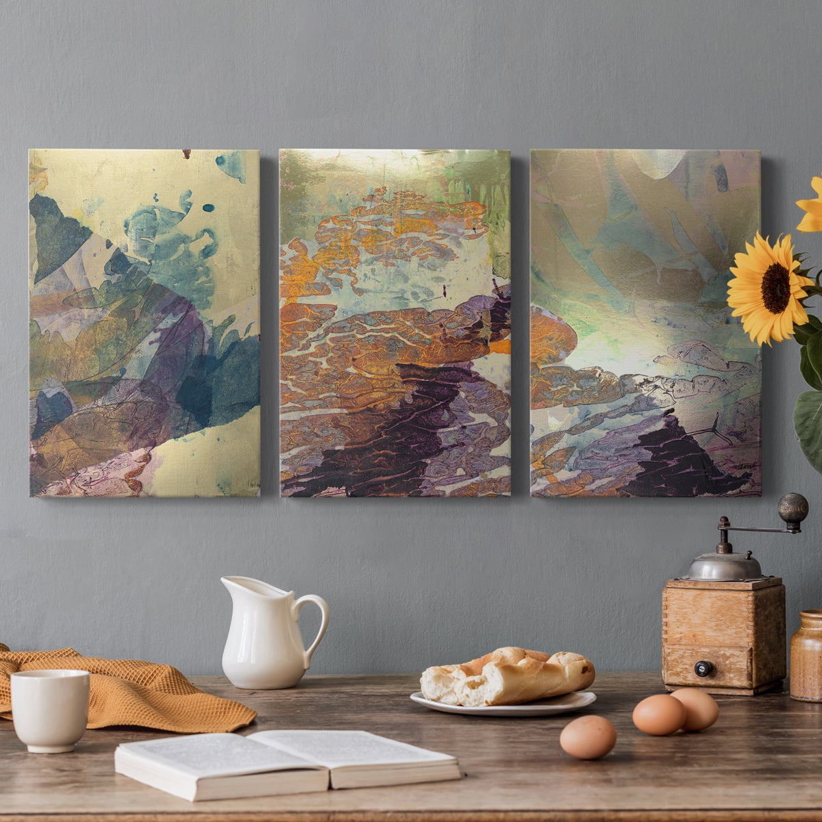 Monet's Landscape IV Premium Gallery Wrapped Canvas - Ready to Hang - 18 x 27 Each