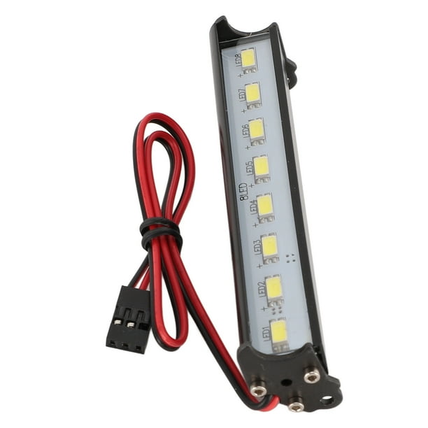 Barra De Luces LED Para Coche RC, Barra De Luces Para Coche RC De 8 Cuentas Para Pieza De Actualización