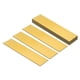 thumbnail image 1 of Placas de Nombre en Blanco Uxcell 8"x2", Paquete de 12 Placas de Nombre Grabadas Personalizadas, Dorado, Negro, 1 of 6
