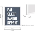 thumbnail image 3 of Hieng 3Piece Video Game Print Controller Poster Geeky Art Gaming Zone & Icons Gamer Gift Great Game Room, Man Cave or Boy's Bedroom Decor UNFRAMED Wall Art, 3 of 6