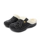 thumbnail image 3 of Nuevo zapato de suela gruesa con agujeros y dos pantuflas de terciopelo, de moda, hecho a mano con diamantes y de alta calidad, 3 of 6