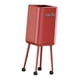 thumbnail image 5 of Bote de Basura Alto con Ruedas Y Estructura Ergonómica Elevada Cubo de Desperdicios con Separación Interna Y Espacio Adicional Construcción en Pp Firm rojo, 5 of 10