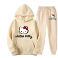 thumbnail image 2 of Sudaderas y tops deportivos de dibujos animados de Hello Kitty para hombres y mujeres, sudaderas con capucha para parejas, trajes de moda de primavera y otoño 2024, 2 of 5