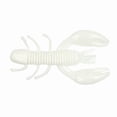 thumbnail image 6 of Ozark Trail Creature Craw 2", White, 6 pieces Fishing Soft Baits, 6 of 6