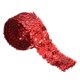 thumbnail image 3 of Cinta Elástica de Lentejuelas de 2 Pulgadas, 11 Yardas, Tira Plana de Lentejuelas de 5 Filas, para Manualidades, Costura de Flecos de Lentejuelas, Rojo, 3 of 5