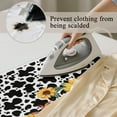 thumbnail image 5 of ZIATUBLES Highland Cow Sunflower Print Foldable Ironing Blanket Portable Heat-Resistant Ironing Pad for Washer Dryer Countertop Multifunctional Travel Ironing Board Alternative Mat, 31.5" x 19.6", 5 of 7