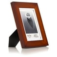 thumbnail image 4 of Gallery Solutions 5"x7" Flat Walnut Frame Rectangular Tabletop, for 4"x6" Pictures - Walnut, 4 of 12