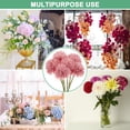 thumbnail image 6 of Uxcell Artificial Chrysanthemum Ball Flowers, Faux Hydrangea Silk Bouquets for Home/Wedding Dark Pink, 6 of 6