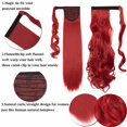 thumbnail image 5 of Benehair Clip in Ponytail Extensions for Women Wrap Around Long Thick Straight Curly Hairpiece, 5 of 13