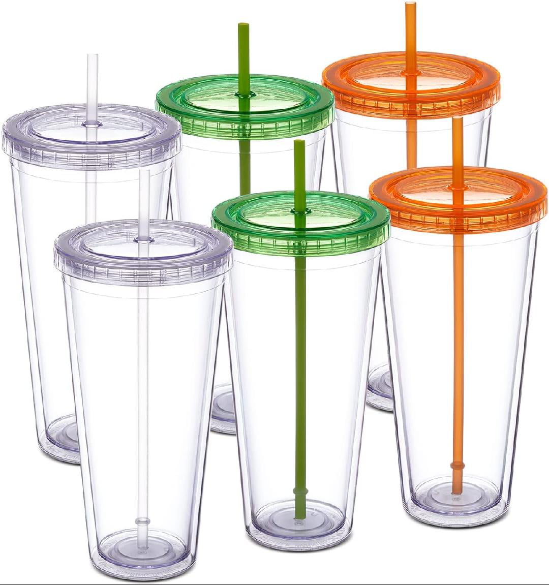 Snow Globe Tumbler Blank Cups with Straw & Clear Lid BPA FREE 16 oz or -  Resin Rockers