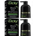 thumbnail image 2 of Hair Dye Shampoo Dexe for Men & Women Instant Fast Black Gray Hair Cover 3 in 1 ( 2 Pack ) 400ml/each 5-Min, 2 of 4