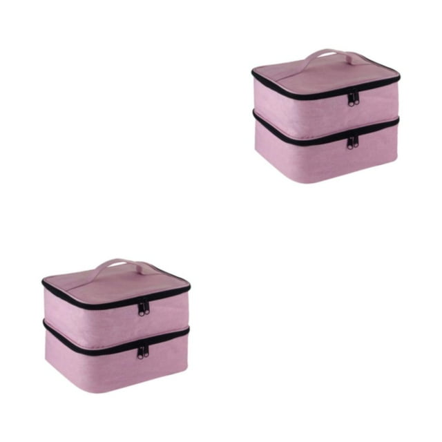 Guardoinrt Durable Polyester For Long-lasting Nail Polish Is Protected Safe And Hygienic Ergonomic Handle pink 2Set