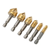 Hyper Tough 6 Piece Countersink Bit Set