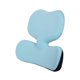 thumbnail image 3 of Almohada de soporte lumbar, cojín de espalda, almohada de soporte lumbar, cojín de espalda de espuma viscoelástica Azul claro, 3 of 8