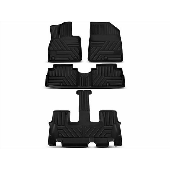 Floor Mat Set 4 - Compatible with 2020 - 2025 Hyundai Palisade 3.8L V6 2021 2022 2023 2024