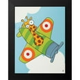 thumbnail image 2 of Sego 19x24 Black Modern Framed Museum Art Print Titled - Ã‡a plane pour moi I, 2 of 5