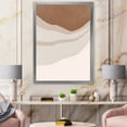 thumbnail image 3 of Designart 'Ivory and Terracotta Shapes with Scuff Effect' Modern Framed Art Print, 3 of 4