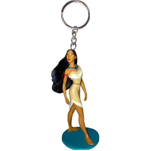 Princess Pocahontas 4" PVC Key Ring Keychain Ornament Figure Figurine Charm New