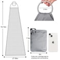 thumbnail image 4 of Portabebés Acuático de Malla Transpirable CUBY Gris Claro Ajustable para Bebé Recién Nacido, 4 of 9