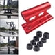 thumbnail image 3 of MTB Bike Car Roof Mount Almacenamiento de Bicicletas Rack de Bloqueo de Horquilla Delantera Liberación Rápida 15x100 / 110mm M12x100mm Eje Pasante Sop - rojo SM SunniMix Portaequipajes para techo de coche de bicicleta, 3 of 8