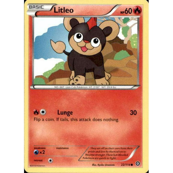 Pokemon Steam Siege Litleo #22