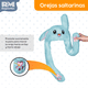 thumbnail image 2 of Gorro de Felpa RM REGALOMEX con Orejas Movibles Animal con Luces azul Mediano, 2 of 7