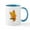 White/Blue Inside, variant on CafePress - Nerf Game On Sports Mugs - 11 oz Ceramic Mug - Novelty Coffee Tea Cup
