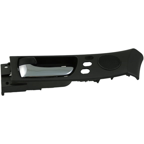 Dorman 79828 Front Driver Side Interior Door Handle for Specific Lexus Models, Chrome Lever; Black Housing