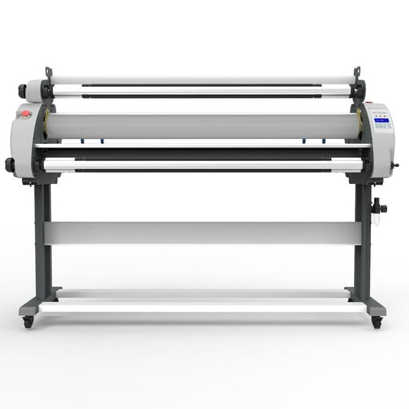 63in Full-auto Pneumatic Low Temperature Cold Laminating Machine Cold Roller Roll Laminator with Semi-auto Remove Film System