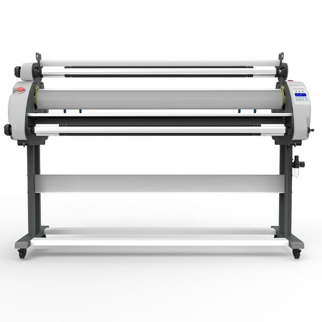 63in Full-auto Pneumatic Low Temperature Cold Laminating Machine Cold Roller Roll Laminator with Semi-auto Remove Film System