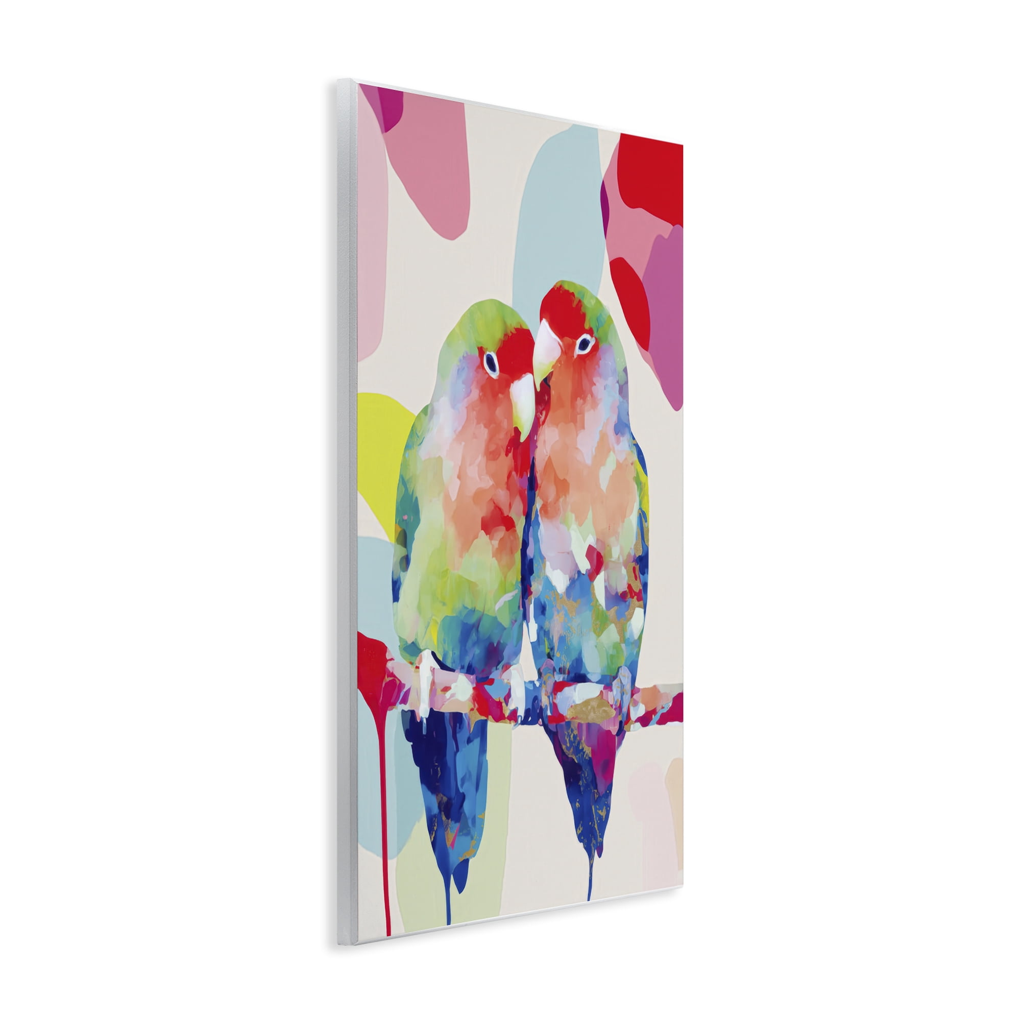 Stupell Industries Lovebirds on a Branch Wall Plaque Art, design by Chromatic Storm Studio