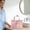 Pink, variant on Handheld Mesh Toiletry Bag Travel Storage Organizer | Quick-Dry Nylon 3-Compartment Toiletries Case for Cosmetics, Sunscreen, Sunglasses - Sky Blue 20x14x5cm