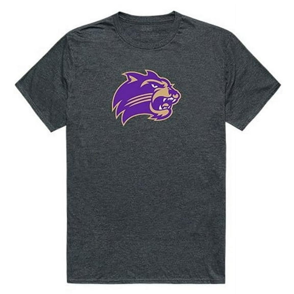 Western Carolina University Cinder Tee for Men, Heather Charcoal - Small