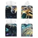 thumbnail image 2 of Balery Colorful Stained Glass Deer Porta Pañuelos de Cuero con Estampado – Funda Moderna Cuadrada para Caja de Pañuelos, Dispensador 5x5x5'', 2 of 7