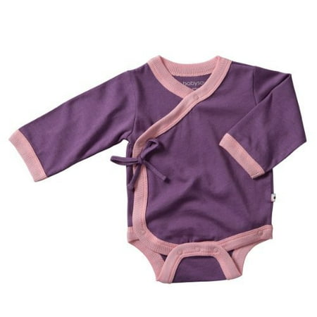 

Baby Soy All-Natural Kimono Bodysuit Eggplant 6-12 Months
