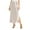 Beige, variant on Women's Solid Color Slit Skirt Hip Hugging High Waist Satin Elegant Long Skirts Fashion Summer Midi Office Skirt For Women