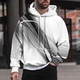 thumbnail image 2 of Striped Pullover Men Men's Fashion Hoodies & Sweatshirts Petite Half Zip Fleece Pullover Men Mens Hoodies Oversized Turtleneck Sweater Men Cotton, 2 of 6